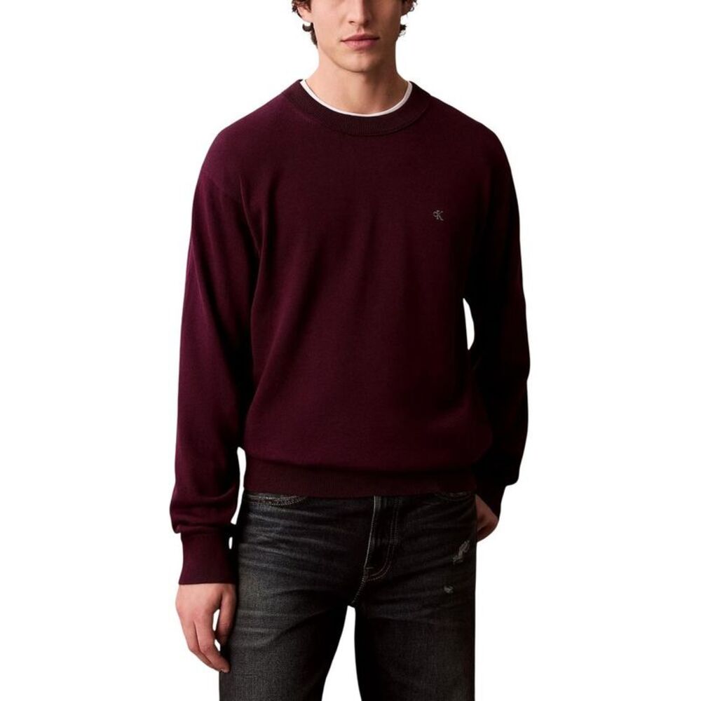 Calvin Klein Jeans Purple Cotton Men's Sweatshirt